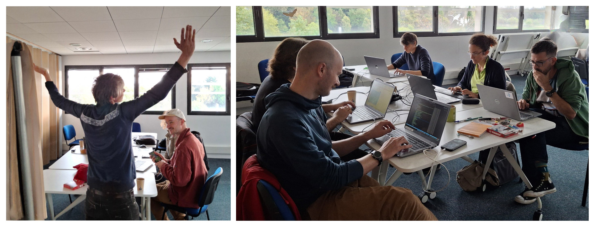 L'équipe des parcs nationaux à l'origine de la réalisation du widget BAM